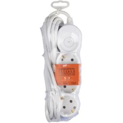 Удлинитель EX-03GS-500 (3х5) заземл. выкл. JazzWay 5065185