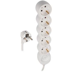 Удлинитель EX-05GS-500 (5х5) заземл. выкл. JazzWay 5065208