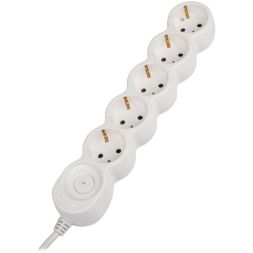 Удлинитель EX-05GS-500 (5х5) заземл. выкл. JazzWay 5065208