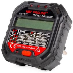 Тестер розеток и УЗО КТ 107D PROLINE КВТ 86321