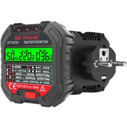 Тестер розеток и УЗО КТ 107D PROLINE КВТ 86321