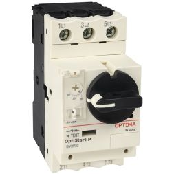 Выключатель автоматический OptiStart P GV2P10 с уставкой расцепителя 4-6.3А КЭАЗ 372907
