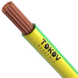 Провод TOKOV ELECTRIC ПуГВнг(А)-LS 1х10 Ж/З 450/750В (уп.100м) 000011543