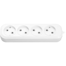 Удлинитель 4х3м без заземл. 10А IP20 90 784 OPE-S-04-300-X-2x1 бел. ОНЛАЙТ 90784