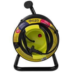 Удлинитель на катушке 1х30м CR-01-3000 ФАZА 5063761