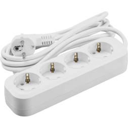 Удлинитель 4х2м с заземл. 16А IP20 90 798 OPE-S-04-200-E-3x1 бел. ОНЛАЙТ 90798