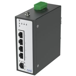 Коммутатор промышленный неуправляемый ISU-430 Ethernet 5 портов 10/100BaseT разъем RJ45 24В AC/12/24/48В DC с резервированием ONI ISU-430-5FE0000000000
